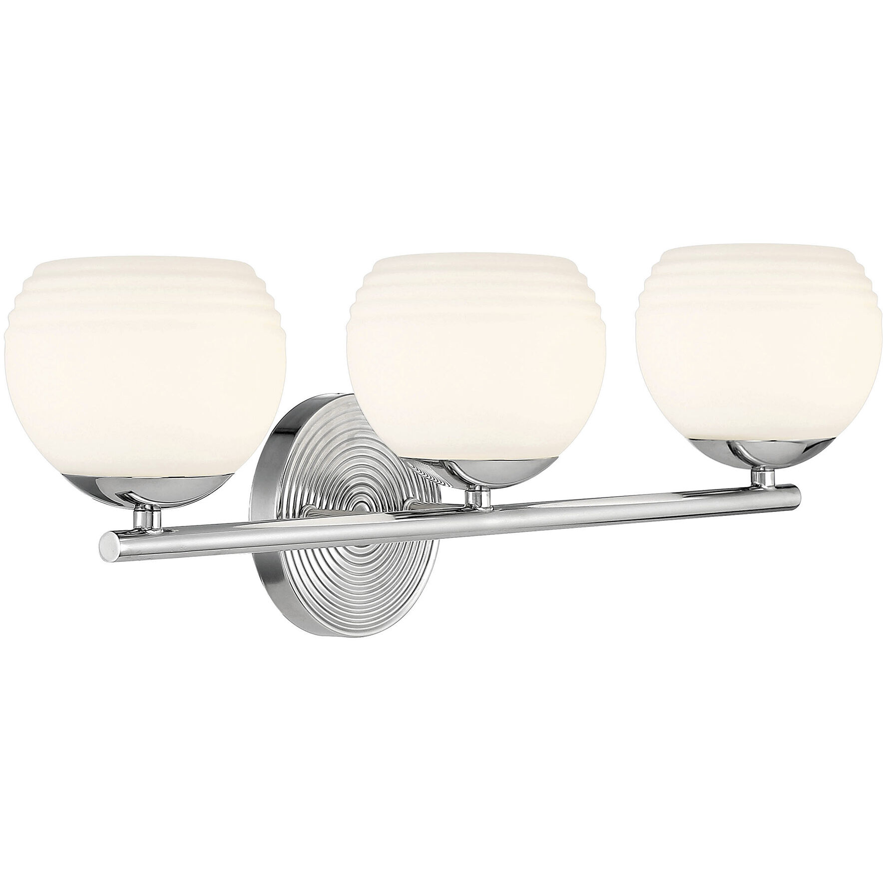 Moon Breeze 3 Light 25 inch Polished Nickel Vanity Light Wall Light
